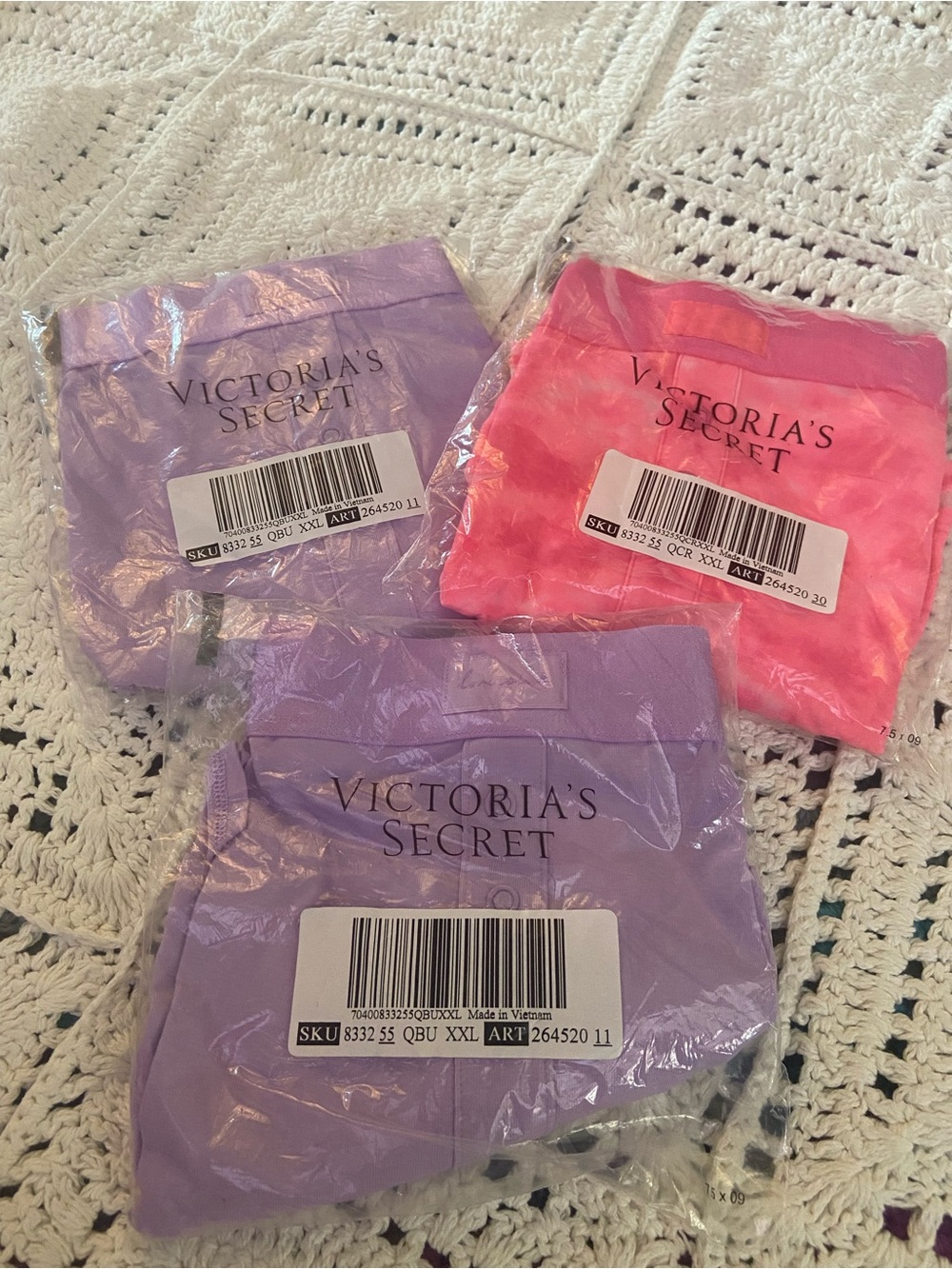 NWT Victorias Secret PINK Briefs 3 pairs New in original packaging